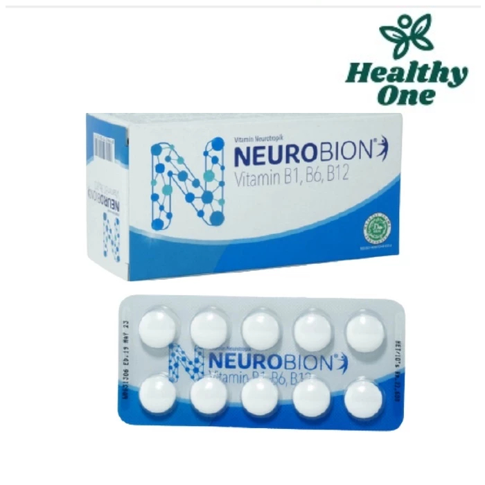 NEUROBION 100MCG (BIRU PUTIH) VIT B STRIP @10 TABLET