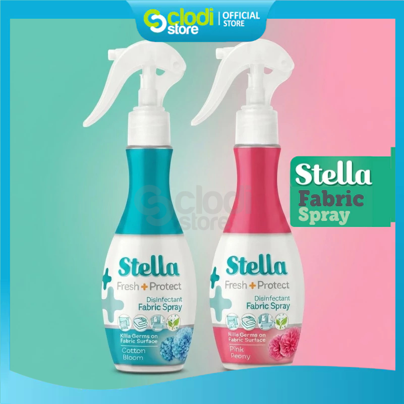 Stella Fabric Spray Fresh + Protect Disinfectant Fabric Spray - 200ml + 45ml Stella