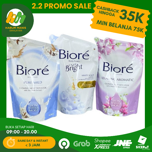 SABUN CAIR BIORE 400ML