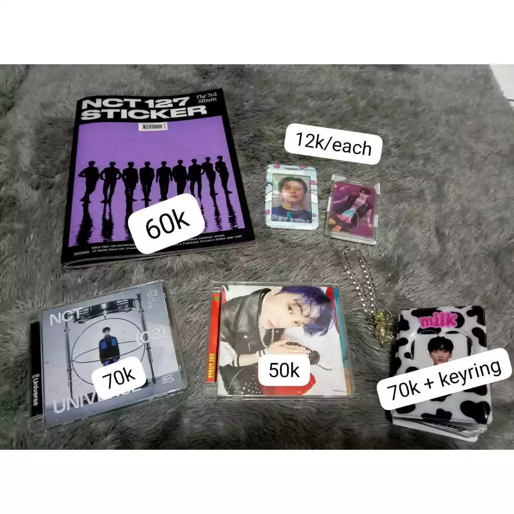 Album Only NCT Sticker PB, NCT Universe,NCT Mark, Kolbuk Cow, PC Holder Kpop