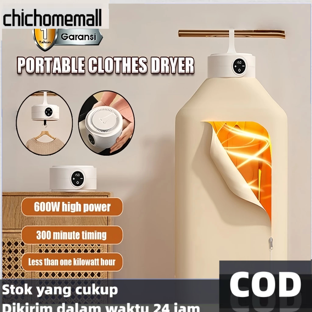 Mesin Pengering Pakaian Portabel Pemanas Pengering Pakaian Lipat Listrik Pengering Otomatis Untuk Pa