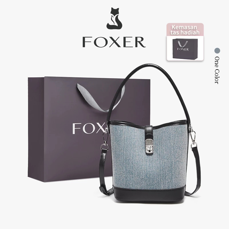 FOXER Tas Tangan Wanita Yang Elegan Tas Kurir Mewah Yang Simpel Tas Wanita Kasual Dan Modis