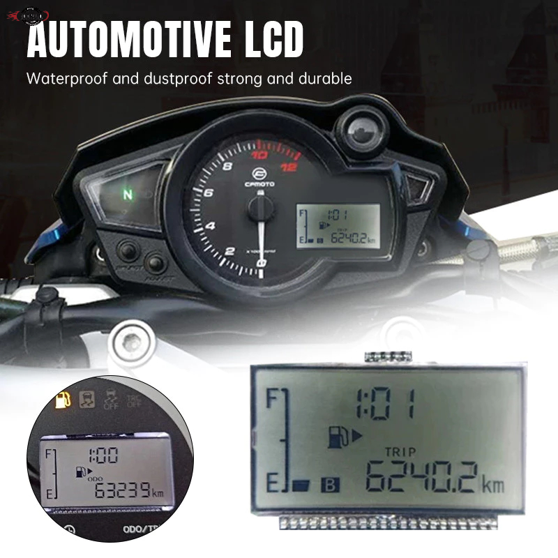 IOORUD Layar Tampilan Mobil  Layar Kode Rusak LCD  Layar Digital Definisi Tinggi