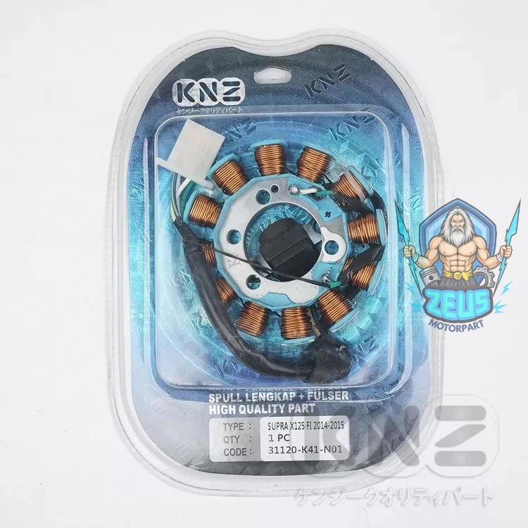 SPULL ASSY + PULSER  HONDA SUPRA X 125 FI 2015 (K41) SPUL SPOOL SPOL KOMPLIT KNZ (ZEUS)