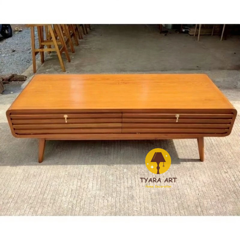 Meja Coffe / coffetable /meja ruang tamu minimalis kayu jati jepara Tyara Art Furniture
