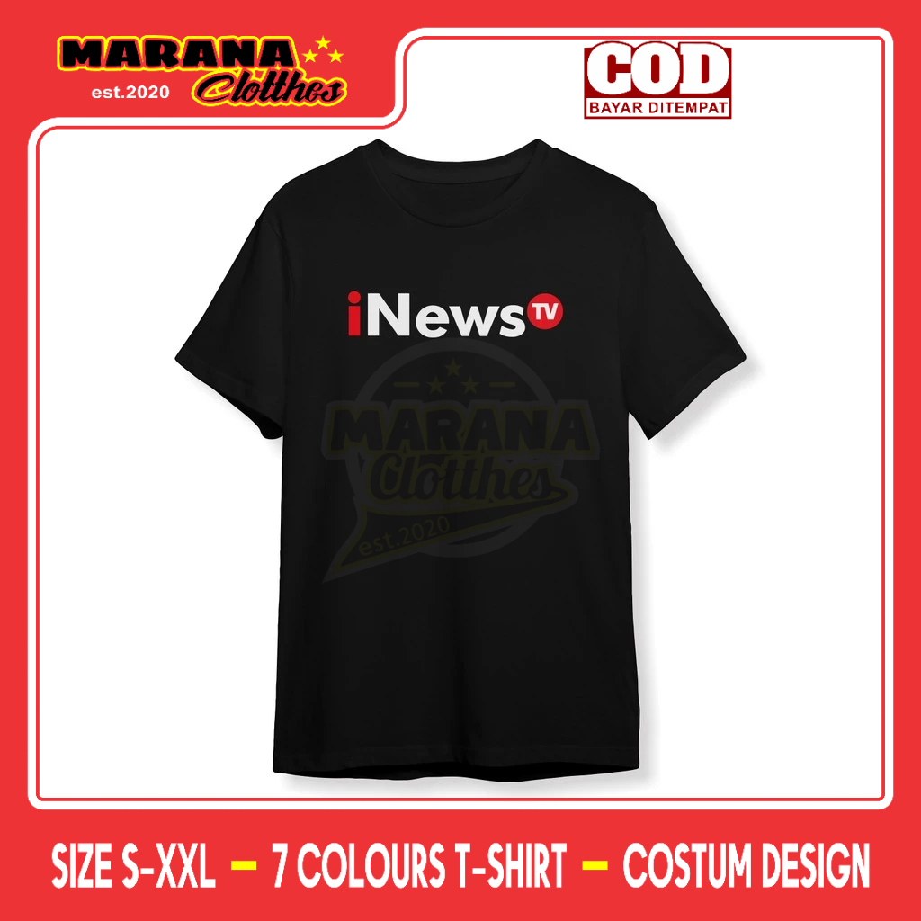 Kaos iNews TV Baju Perusahaan