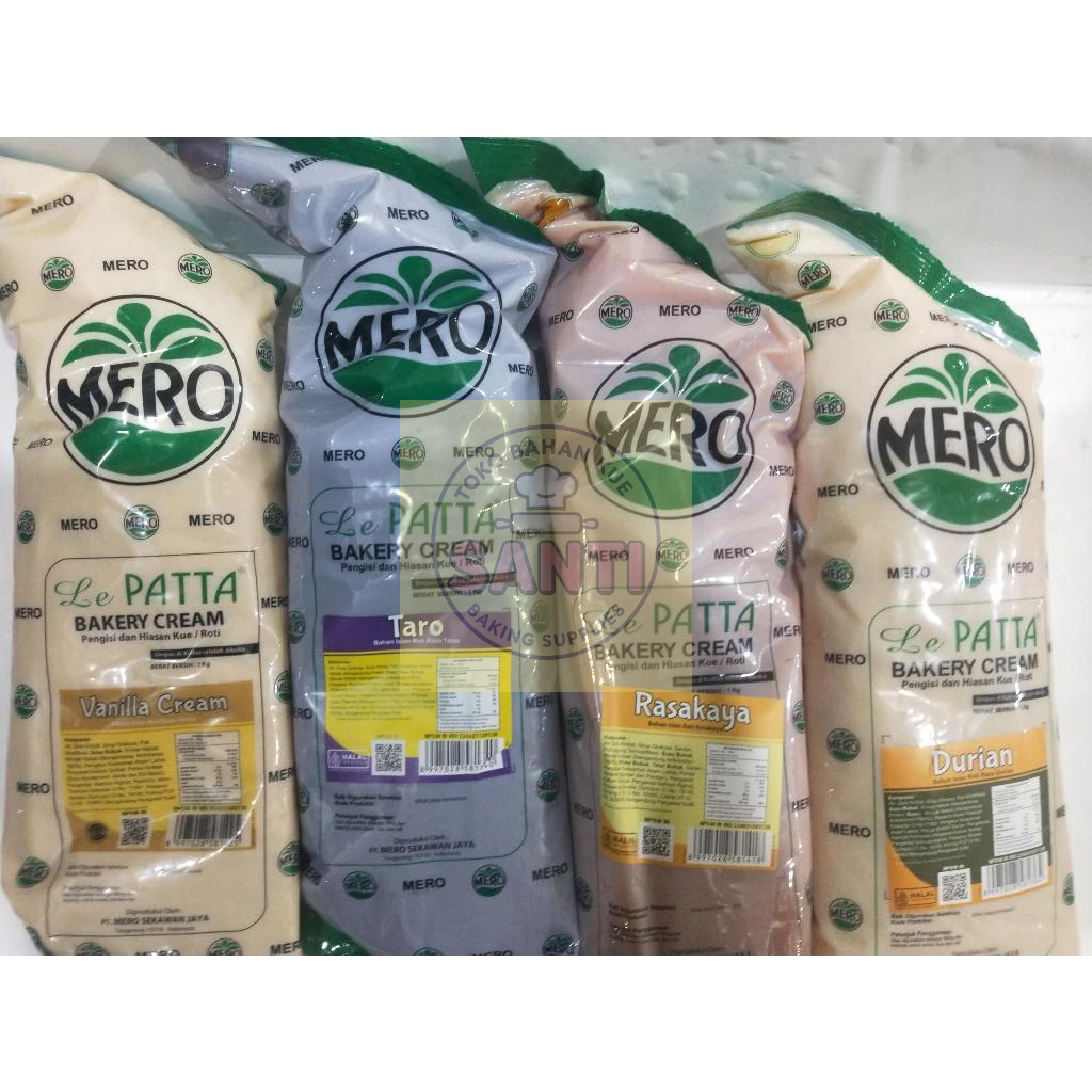 Mero LePatta | Bakery Cream Topping Filling Roti Kue | 1 Kg