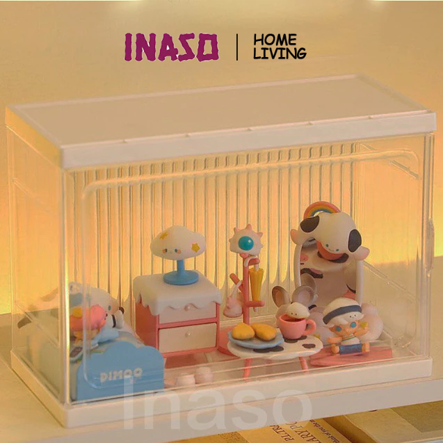 INASO Rak Parfum Acrylic Storage Organizer Rak Kosmetik Penyimpanan Skincare Make up HRM318