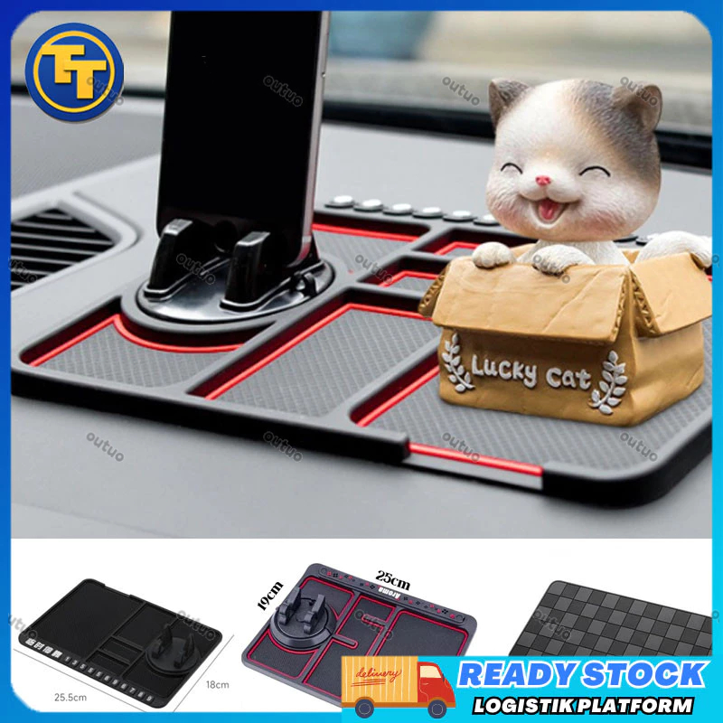 Anti Slip Dashboard Mobil/Phone Holder Mat Anti Selip Alas Mobil/HP Holder Mat Alas Mobil Dasbor Ant