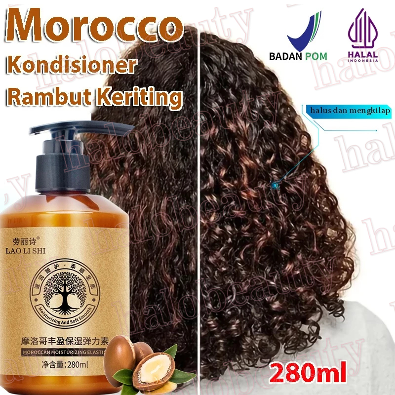 Morocco Krim Rambut Keriting Curl Cream Rambut Keriting Krim Pengeriting Rambut Keriting Elastis Per