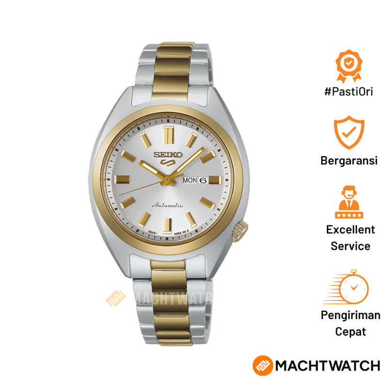Jam Tangan Wanita Seiko 5 Sport SRE024K1 Hebitama SNXS Series Ladies Mixed Metal Dial Dual Tone Stai