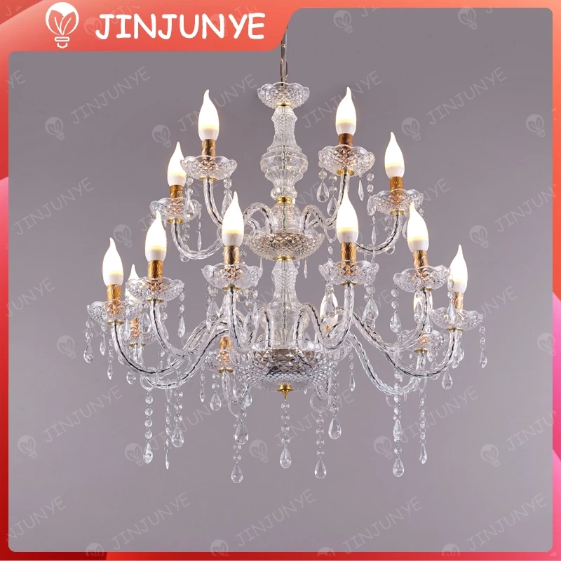 Lampu Gantung Kristal Akrilik Isi 688+4 Lampu Hias Gantung Bohlam Termasuk Bohlam Lampu Gantung