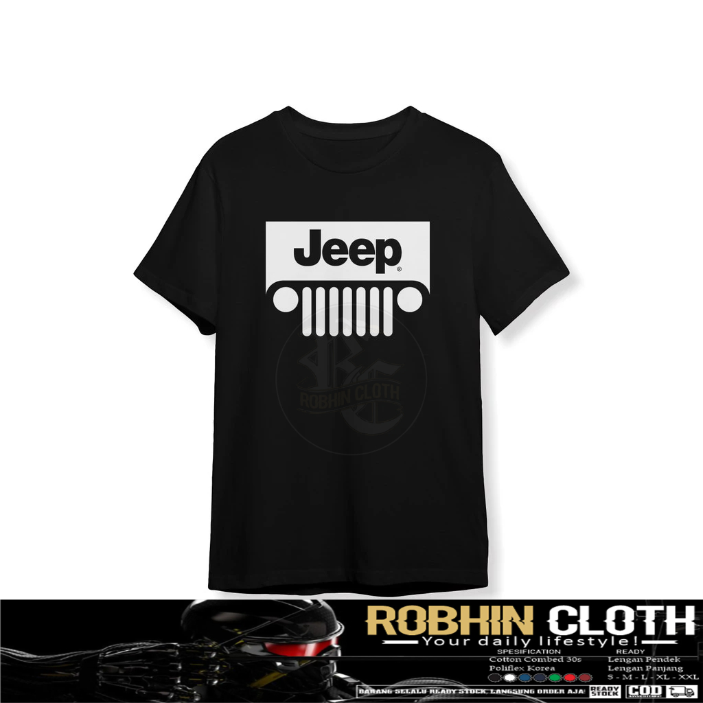 Kaos Baju Jeep Siluet Baju Otomotif