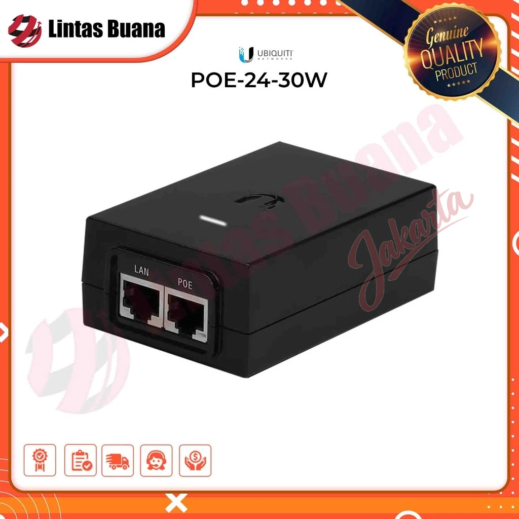 UBNT UBIQUITI Adaptor  Gigabit POE-24-30W /  UBNT - POE - 24  -30W