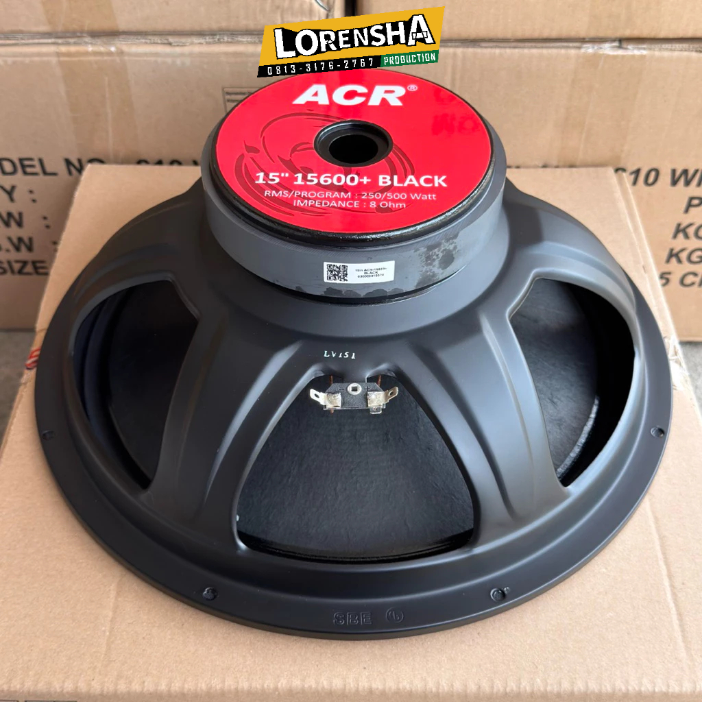 Speaker 15 Inch ACR 15600+ BLACK