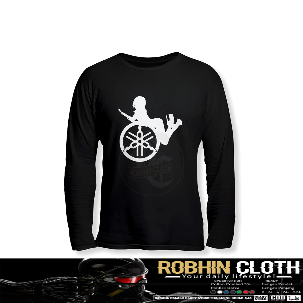 Kaos Baju Yamaha Sexy Lengan Panjang Baju Otomotif