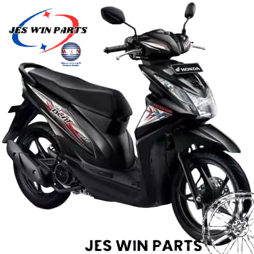 Full Set Body BEAT FI ESP HITAM 2014 2015 2016 (KASAR & HALUS) ORIGINAL WIN - COVER BODY FULL SET