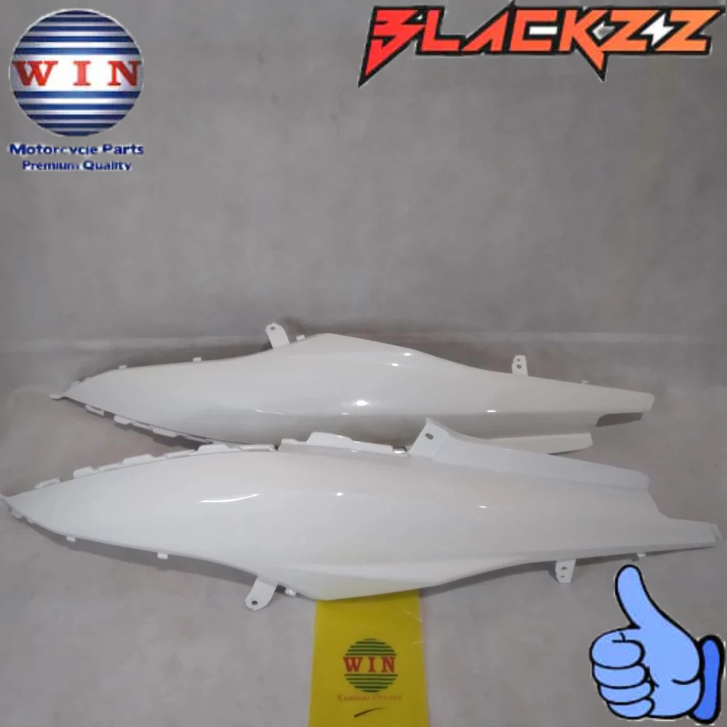 Cover Body Samping Mio Soul GT PUTIH 115 2012 2013 2014 (1 SET KANAN KIRI) Original WIN