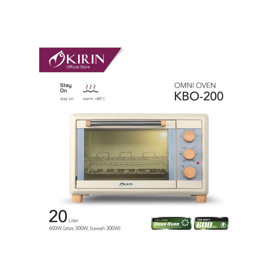 Kirin Omni Oven 20 Liter KBO-200 / Oven Listrik Low Watt