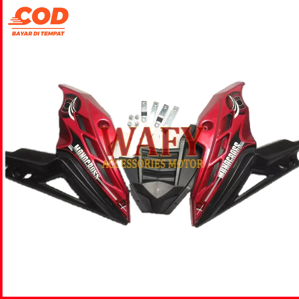 Cover Engine Tutup Mesin Transformer Byson Fi Merah