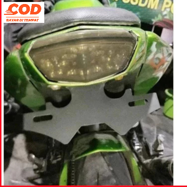 tail tidy ninja 250 karbu breket plat nomor ninja250R karbu