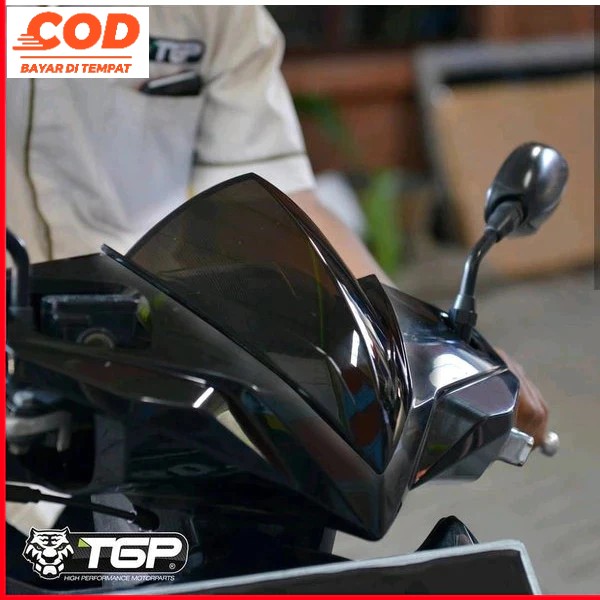 Visor Beat Fi 2013 Stater Kasar Keren Aksesoris Motor Honda - Visor Beat injeksi Tgp Windshield Beat