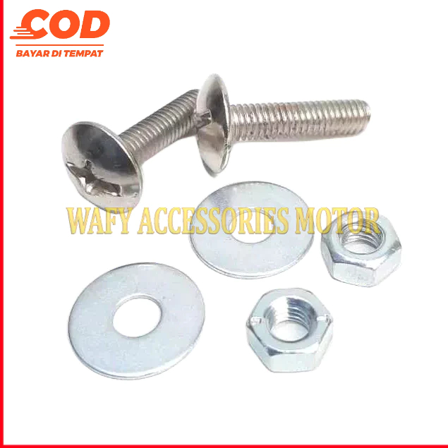 Baut cover knalpot motor baut knalpot motor