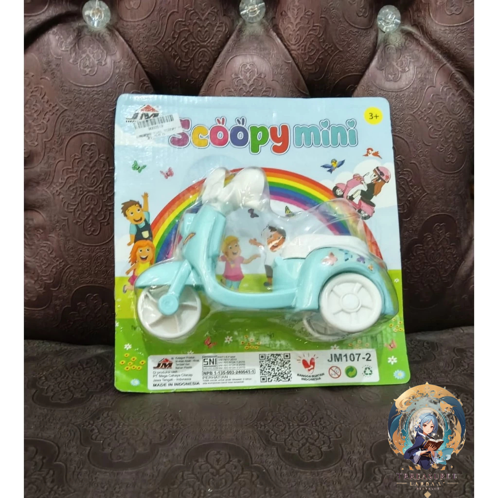 Mainan Scoopy Mini - TB - Permainan Motor Scoopy - Treasure Bertuah