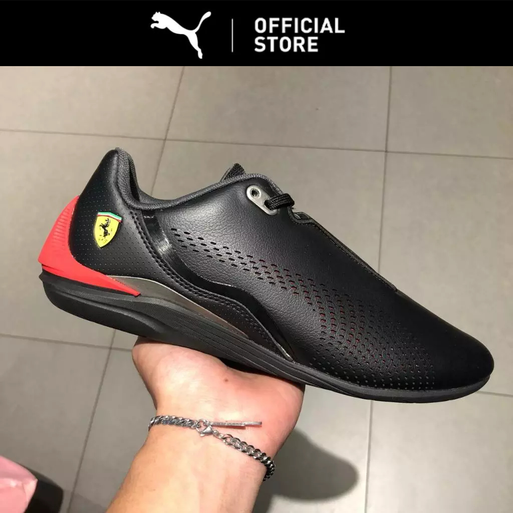 Puma Sepatu Sneakers Kasual Ferrari Drift Cat Decima Black-Ross 307193 01