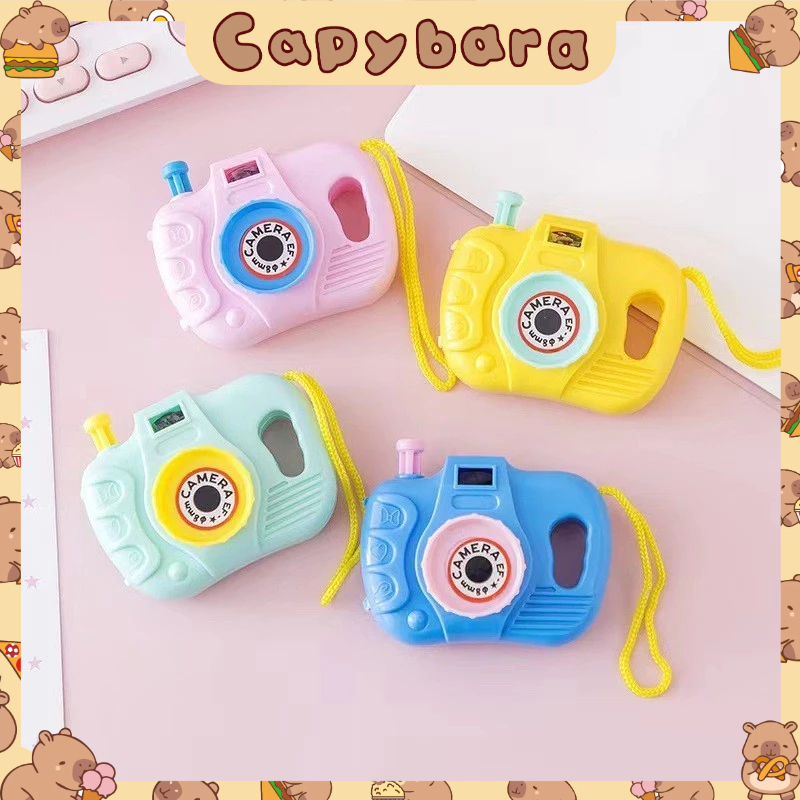 CAPY Mainan Anak Kamera Proyektor Polos Camera Projector Gambar Karakter Edukasi Toys Jadul T-AN003