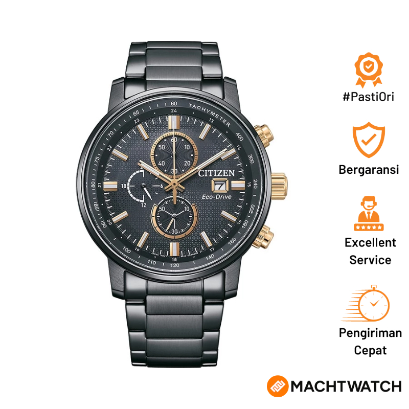Citizen Eco Drive CA0846-81E Jam Tangan Pria Chronograph