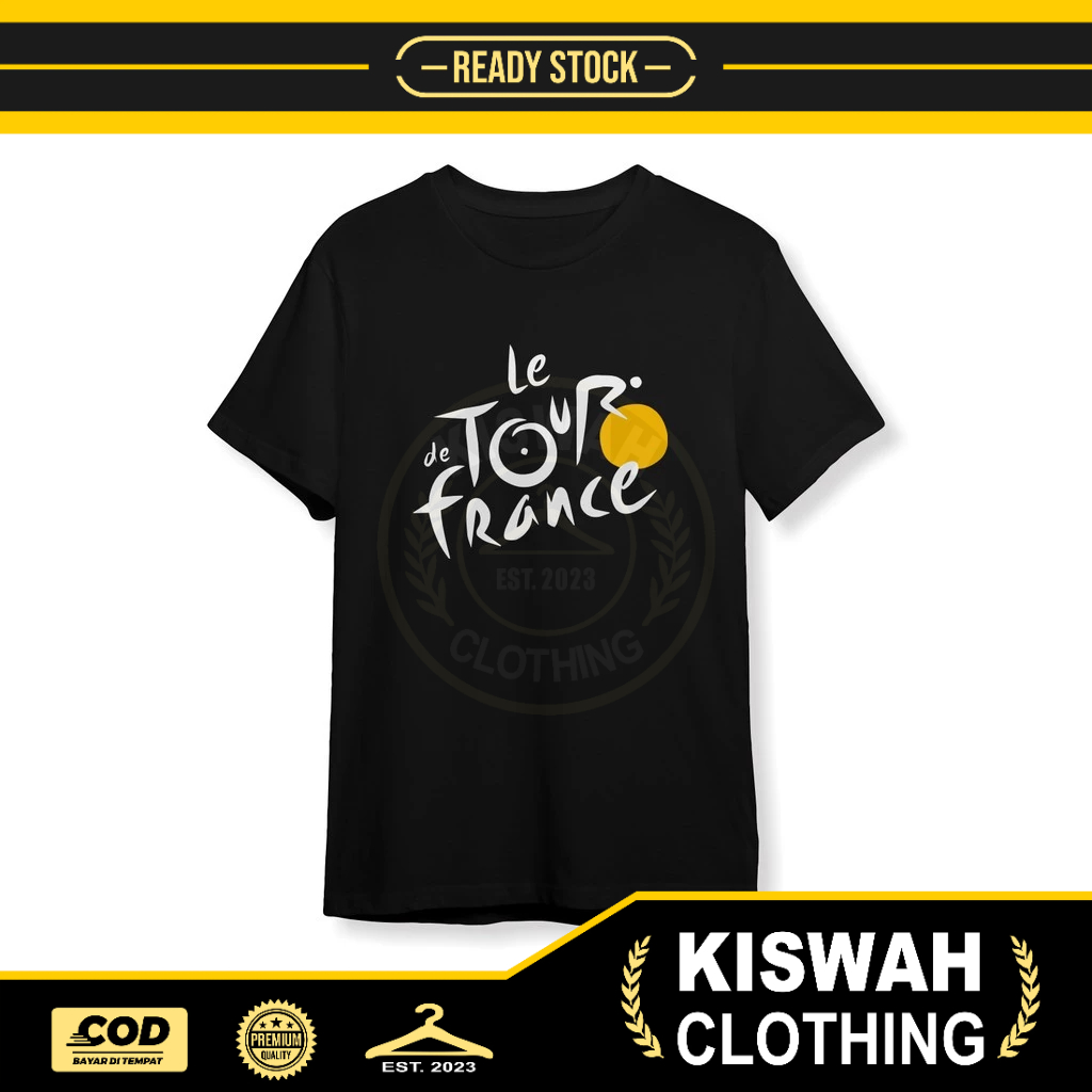 Kaos Tshirt Tour De France Logo Kaos Distro