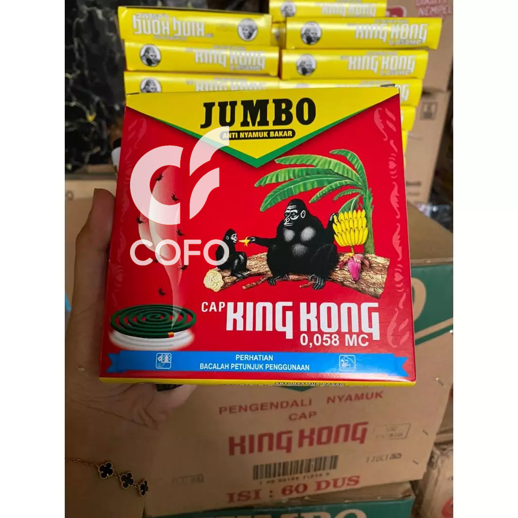 Obat Nyamuk Kingkong Jumbo 1Kotak isi 5pcs Bulatan obat nyamuk