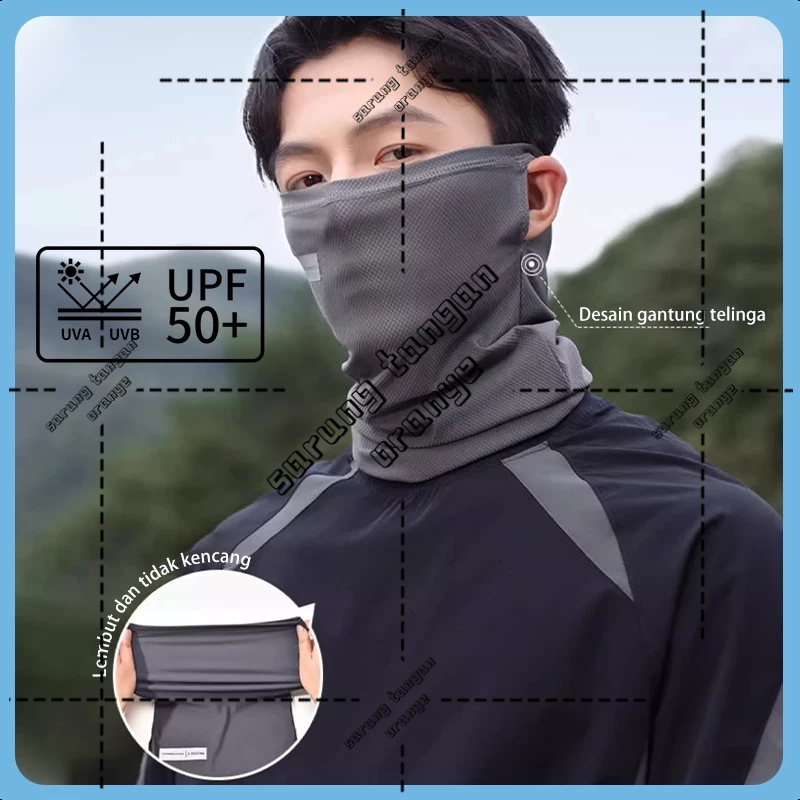 Masker Pria Masker Anti Uv Masker Wajah Masker Uv Protection Masker Penutup Wajah Pria