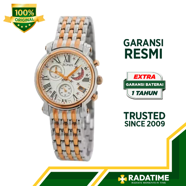 Jam Tangan Wanita Bonia 100% Original Gold- BNB10122-2611
