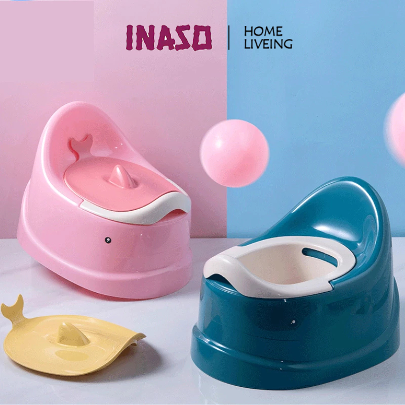 INASO Baby Potty Training Pispot Anak Pispot BAB Dudukan Toilet Portable Pispot HSB716