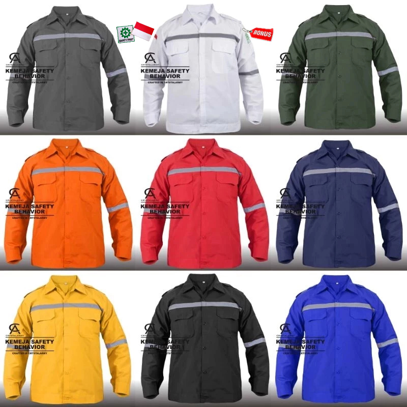 Grosir Wearpack Katelpak Safety Atasan Kemeja Kerja Atasan Katelpak