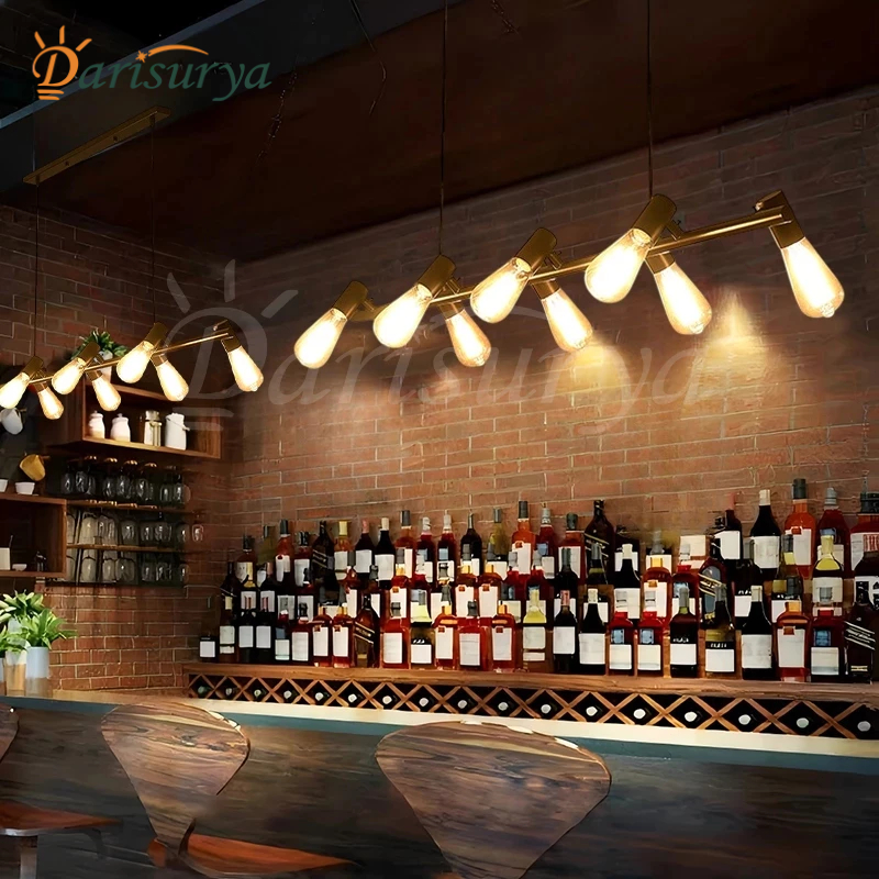 Lampu Gantung RERTO INDUSTRIAL IRON Lampu Gantung Dapur/Kedai Kopi/Meja Bar/Restoran/Kafe Pendant li