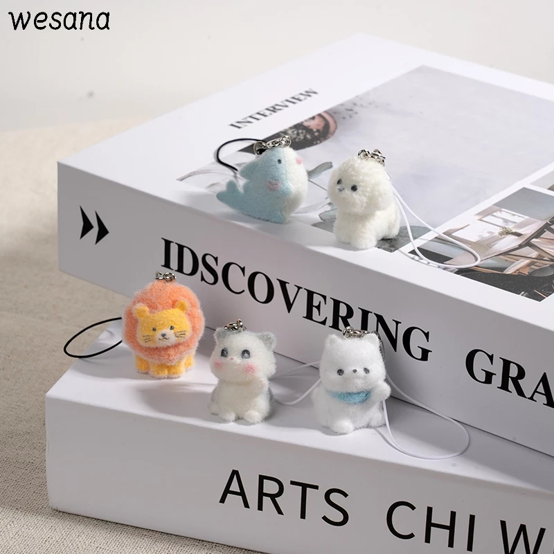 Strap Phone lucu Singa Kecil anak anjing kecil Tali Gantungan HP-WE