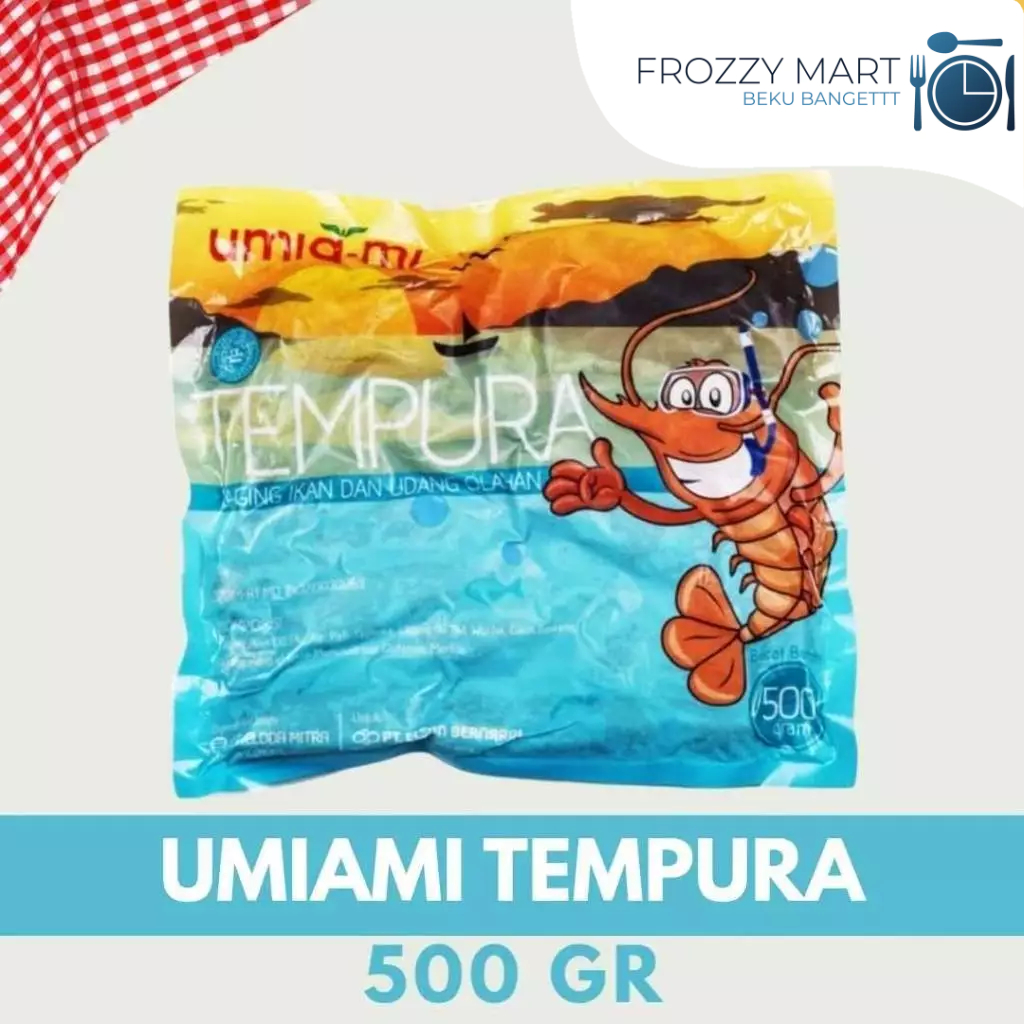 UMIAMI Tempura Ikan 500gr – Tempura Ikan Frozen Food Olahan Ikan Siap Goreng Cemilan Praktis Murah