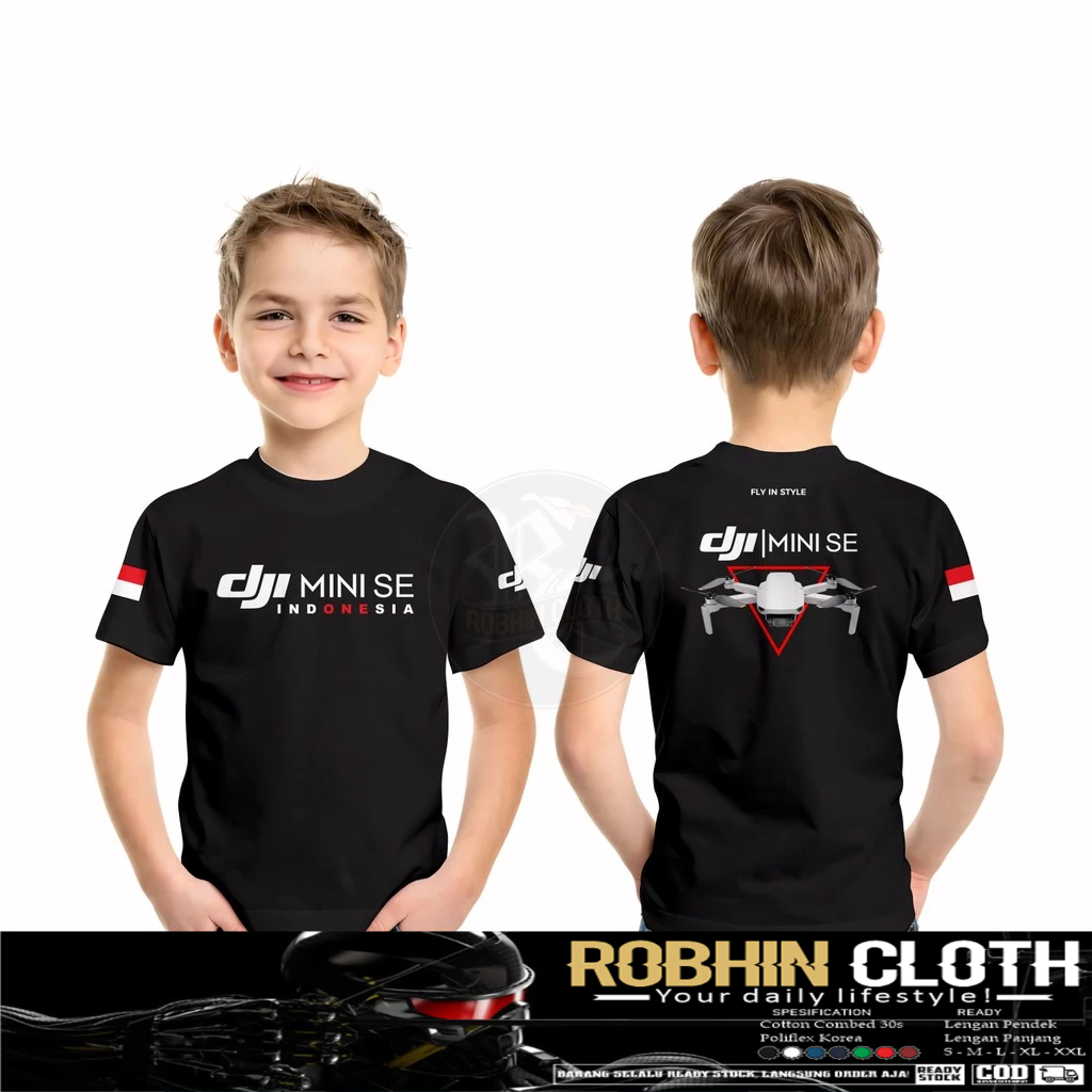 Kaos Baju Anak DJI Drone DJI Mini SE DB Kaos Distro