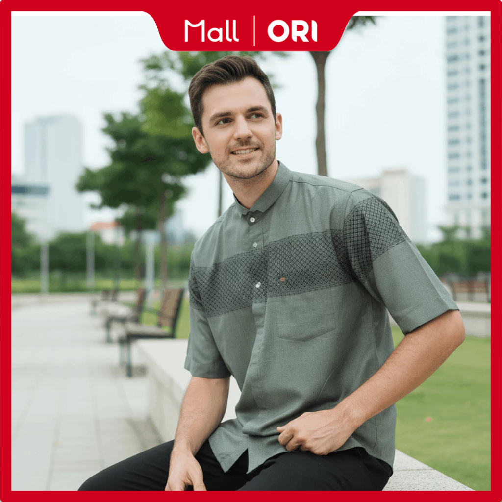 PRESIDENT – Baju Koko Pria AS SAHALI – Baju Taqwa Pria Lengan Pendek Eksklusif Bahan Katun Adem