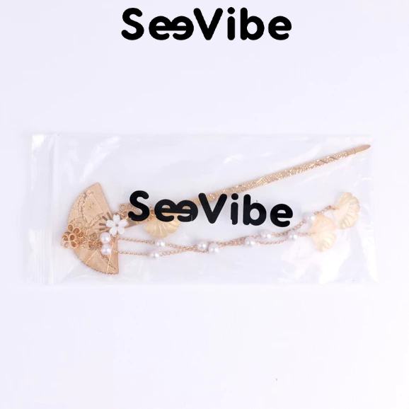 Seevibe Topi Temperamen Gaya Tionghoa Pin Rambut Dengan Tassel Pin Rambu Kumparan Berkualitas Tinggi