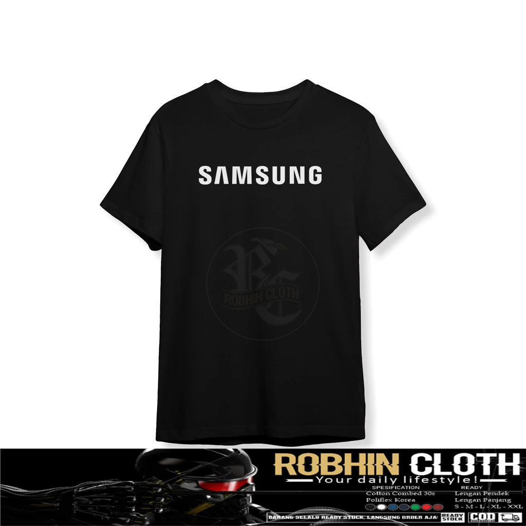 Kaos Baju Samsung Logo Baju Perusahaan
