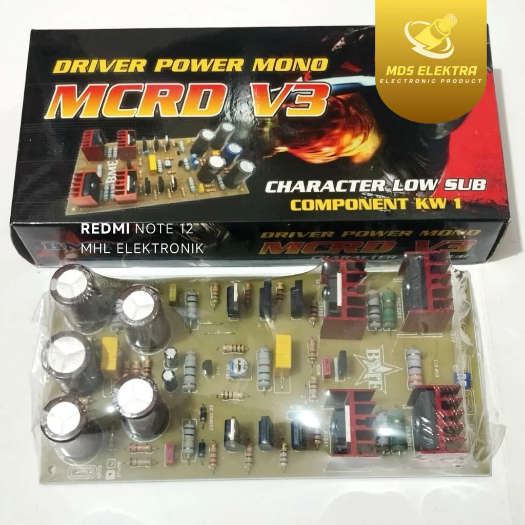 Driver Power Amplifier MCRD V3 Sublow 18"