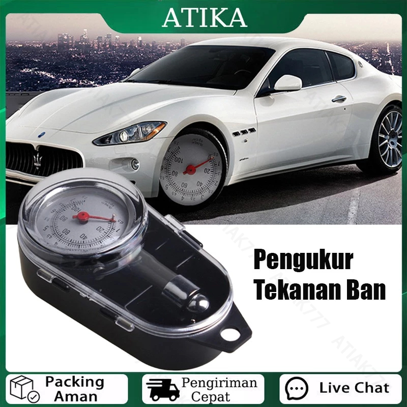 Ukur Angin Ban Motor Mobil Tire Pressure Gauge Alat Pengukur Angin Akurat Portable/Alat Pengukur Tek