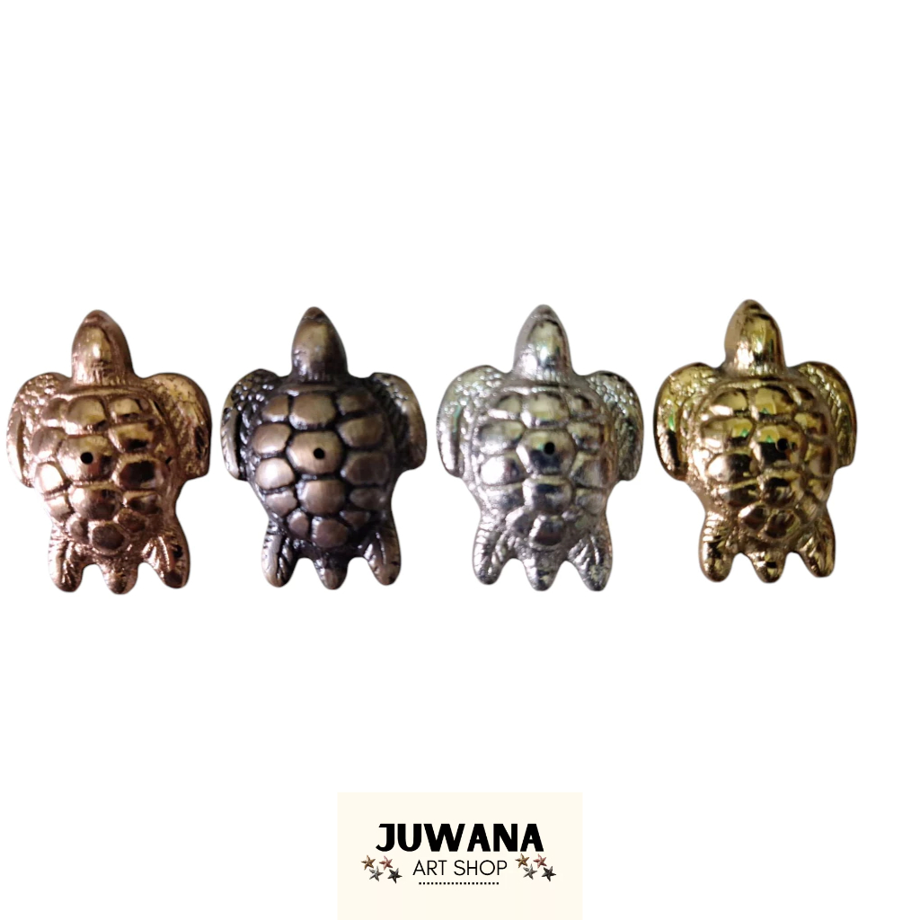 Tempat Dupa Motif Penyu Kecil | Tempat Dupa Kuningan | Hiasan Kuningan