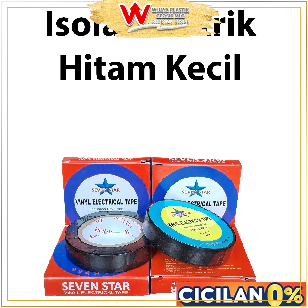 Isolasi Listrik Hitam Kecil @ Pack wijaya plastik mlg wijayaplastikmlg