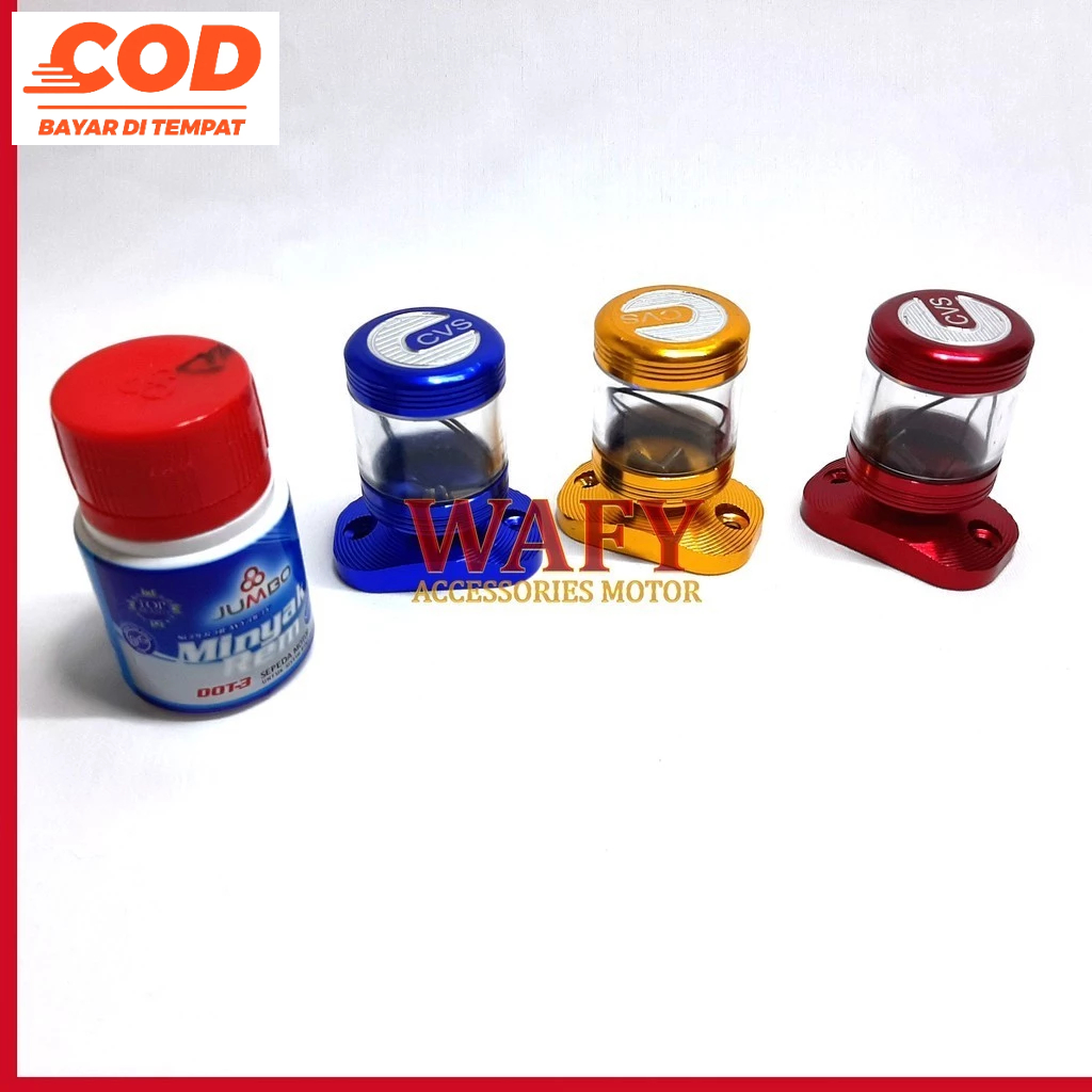 Tutup Minyak Rem Stempel Transparan Motor Yamaha Dan Minyak Rem Jumbo 50Ml