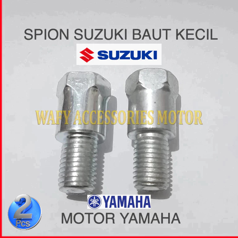 Sepasang Sambungan Spion yamaha Ke suzuki Peninggi Spion Motor Yamaha Menggunakan Spion Suzuki Baut 